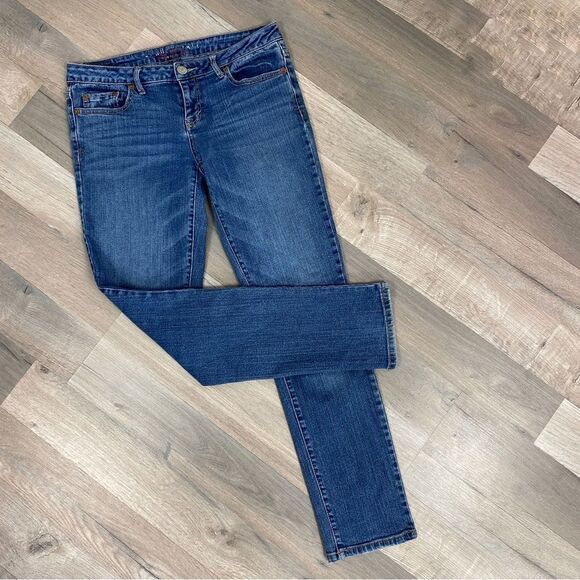 Aeropostale Low Rise Skinny Jeans Blue 4 Short - Picture 1 of 11